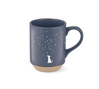 Fringe Studio Celestial Dog Stoneware Mug, 12 fl oz, Navy, 429017