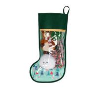 Fringe Studio "HAPPY PAWLIDAYS" Dog Toy Stocking 6PC Set, PetShop Collection (630020)