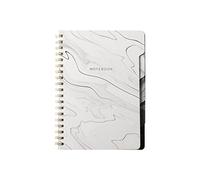 Fringe Studio Large Tab Notebook,Marble Gray, Flexible Paperback Cover, College Ruled, 5 Subject/Die-Cut Dividers, Notebook, 7.25" X 10", 180 Lined Pages (343005), Multicolor