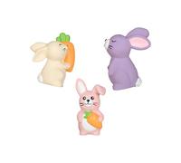 Fringe Studio Latex Dog Toy, 3 Pieces Set, Hopping Love Carrots, Petshop Collection (367072)