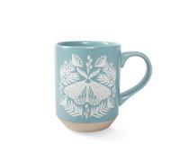 Fringe Studio New York Stoneware Mug, Moth 3.25" Dia. X 4.25" H, 12 FL.OZ, Juliana Tipton Collection (429065)