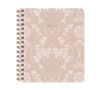 Fringe Studio Non-Dated Weekly Planner, Vegan Leather Cover, "NOVEAU BLOSSOM", 7" x 8.375", 160 Pages (878006)
