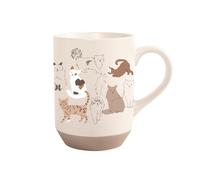 Fringe Studio Pencil Cats Stoneware New York Mug, PetShop Collection (429071)