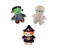 Fringe Studio Pet Toy, Ghouls Wanna Have Fun Plush Dog Toy 3 PCS Set,Pet Shop Collection (662192)