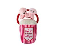 Fringe Studio Plush Dog Toy, My Heart Pops for You, Pet Shop Collection (314314)