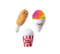 Fringe Studio Plush Dog Toy Set, FAIR Foods, 3 Piece Set, for Small Dogs (289505)