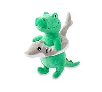 Fringe Studio Plush Dog Toy, Shark Week REX (289879) for All Breed Sizes