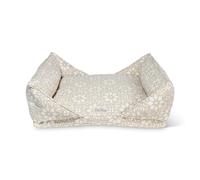 Fringe Studio "Sevilla Tile Desert Sand 30" W x 23" D x 9.5" H Medium Mase Modern Cuddler Pet Bed, 100% Cotton Canvas Exterior w/Overfilled Bolster, Machine Washable, PetShop Collection (752002)