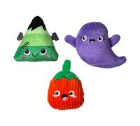 Fringe Studio Small Plush Dog Toy Set, Spooky Squad, 3 Piece Set, PetShop Collection (662130)