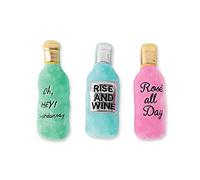 Fringe Studio Squeaker Pet Toy Set, Set of 3, Wine (289440)