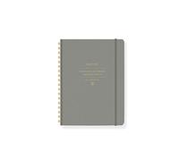 Fringe Studio Standard Spiral Notebook, Faux Leather, Medium (962070), Multicolor