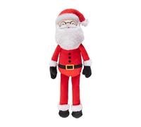 Fringe Studio "TO THE CHIMNEYS!" Santa Plush Dog Toy, PetShop Collection (314633)