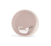 Fringe Studio "Whisker Cat Meow" Small Stoneware Pet Bowl (478001)