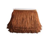 Fringe Trim Beatiful 1Yard Lace Fringe Trim 10cm Wide Tassel Trimming for DIY Latin Dress Stage Clothes Accessories Ribbon(Local Coffee)