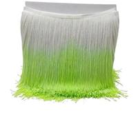 Fringe Trim Lace 1-5Meters 20cm Gradient Tassel Fringe Lace Trim Latin Dress Perform Clothes Curtain DIY Sewing Wedding Garment Tassels Accessory(Color17,3.0meters)