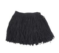 Fringe Trim Pink/Light Brown/Khaki Lace Tassel Width 2Meters, High Elasticity Fringe, 10-30cm Double Fleece Suede 1pc(Black,25cm)