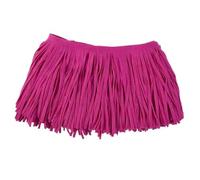 Fringe Trim Pink/Light Brown/Khaki Lace Tassel Width 2Meters, High Elasticity Fringe, 10-30cm Double Fleece Suede 1pc(Rose Red,20cm)