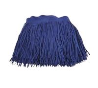 Fringe Trim Pink/Light Brown/Khaki Lace Tassel Width 2Meters, High Elasticity Fringe, 10-30cm Double Fleece Suede 1pc(Navy Blue,10cm)