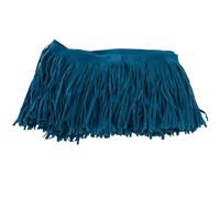 Fringe Trim Pink/Light Brown/Khaki Lace Tassel Width 2Meters, High Elasticity Fringe, 10-30cm Double Fleece Suede 1pc(Forest Green,15cm)