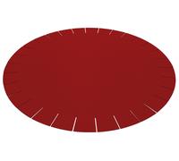 Fringed carpet round 150 cm HEY - SIGN by BWF Group Red - 3801915 11