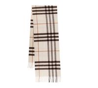 Fringed Check Pattern Cashmere Bag - female - Burberry - Winter Scarves - Multicolor - ONE SIZE - Accessories ONE SIZE