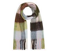 Fringed Check Scarf Women s.Oliver Vert One size
