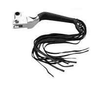 Fringed Leather Lever Covers 30cm 12" Long Tassels fits Harley-Davidson