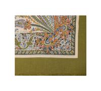 Fringed Paisley Scarf- female- Etro- Scarves- Green- ONE SIZE- Accessories ONE SIZE