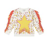 Fringed Star Sweat Ecru 4 years