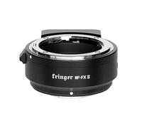 Fringer NF-FX II Lens Mount Adapter Autofocus Electronic Ring Compatible with Nikon D/G/E Lens to Fujifilm Camera X-T5 X-Pro3 X-T30II X-T4 X-H2S X-S20 X-E4 Series, Weather Sealing
