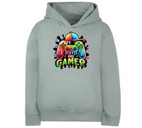 Fringoo Gamer Hoodie for kids Cotton Rich Soft Hooded Sweatshirt for children Gaming Pullover Jumper with Kangaroo Pocket Age 5-13