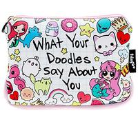 Fringoo HE-6ZJ1-VTL9 Large "What Doodles Say" 22 x 15 cm School Accessories Pen Box
