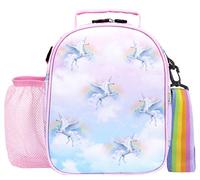 Fringoo Kids Lunch Bag for School - Insulated with Water Pocket - 5 Designs