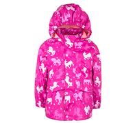 Fringoo - Kids Raincoat - Unicorn Design - Waterproof Jacket For Kids - Age 2/3 Years - Multicoloured Unicorns - Machine Wash - Lightweight Coat