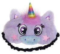 FRINGOO® Sleeping Mask Plush Cute 3D Unicorn Travel Meditation Eye Mask Novelty Lightweight Eyeshade Blindfold Sleepwear Eye Patch (Unicorn)