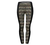 Fringoo® Womens Girls Workout Fitness Yoga Leggings Seamless Fashion Gym Tights Full Length Running Pants UK 8 10 12 (One Size Fits UK 8/10 / 12, Camo Stripe)