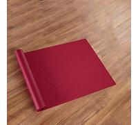 Frinza Elegant And Luxurious Table Runners Washable Woven Vinyl Runner For Kitchen Heat Placemats With 1, 6 Colors (Red,30 * 300cm)