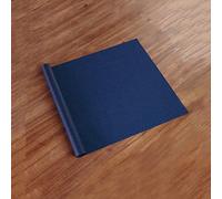 Frinza Elegant And Luxurious Washable Table Runner Compatible Runners Woven Vinyl Heat Placemats With 1 For Kitchen, 6 Colors (Dark blue,40 * 180cm)