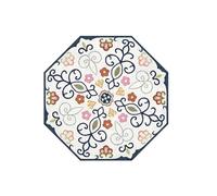 Frinza Round Carpet Rug European Style Bedroom Decoration Round Carpet Fluffy Super Soft Thick Lounge American Retro Cloakroom Rugs Home Plush Non-slip Mat(A,80x80CM)