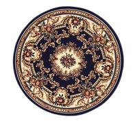 Frinza Round Carpet Rug Round Short Pile European Carpets for Bedroom Decoration Rugs for Decor Carpet Non-slip Area Thicken Floor Mats(2,100x100cm)