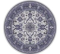 Frinza Round Carpet Rug Round Short Pile European Carpets for Bedroom Decoration Rugs for Decor Carpet Non-slip Area Thicken Floor Mats(12,100x100cm)