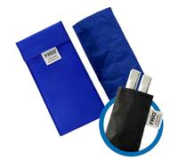 Frio Double Cooler Bag for Insulin | 8 x 18 cm Blue | for 2 Standard Insulin Pens | with Nylon Inner Pocket to Protect Metal and Digital Pens
