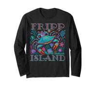 FRIPP ISLAND SC BLUE CRAB SUMMER BEACH VACATION GIFTS Long Sleeve T-Shirt