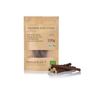 FRISAFRAN | Organic Licorice Sticks | Dried, Dehydrated Sticks | Licorice | Pure Licorice | Licorice Sticks | Licorice Roots | Direct from the Producer | 100g