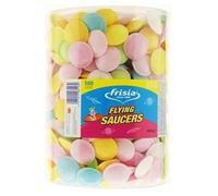 Frisbee Flying Saucers Snack UFOs 375g, Assorted Flavors Delivered in Genuine Old Scool Sweets Packaging
