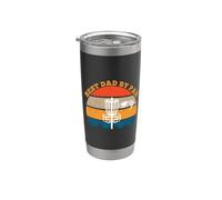 Frisbee Golf Fathers Day Funny Men Best Dad by Par Disc Golf Stainless Steel Insulated Tumbler