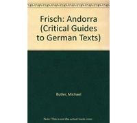 Frisch: "Andorra": 2 (Critical Guides to German Texts)