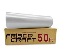 Frisco Craft C-370 Transfer Tape for Vinyl 12" x 50 Feet Clear Lay Flat | Application Tape Perfect for Self Adhesive Vinyl for Signs Stickers Decals Walls Doors Windows