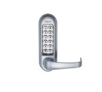Frisco Eclipse Eclipse Ed50 Heavy Duty Lever Operated Mechanical Digital Lock For Use With Panic Hardware - Satin Chrome