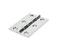 Frisco Eclipse Eclipse Phosphor Bronze Washered Hinge 4 Inch (76mm X 51mm X 3mm) - Polished Chrome (Sold In Pairs)